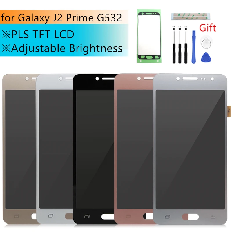 Регулируемый ЖК дисплей для Samsung Galaxy J2 Prime сенсорный экран дигитайзер в сборе G532