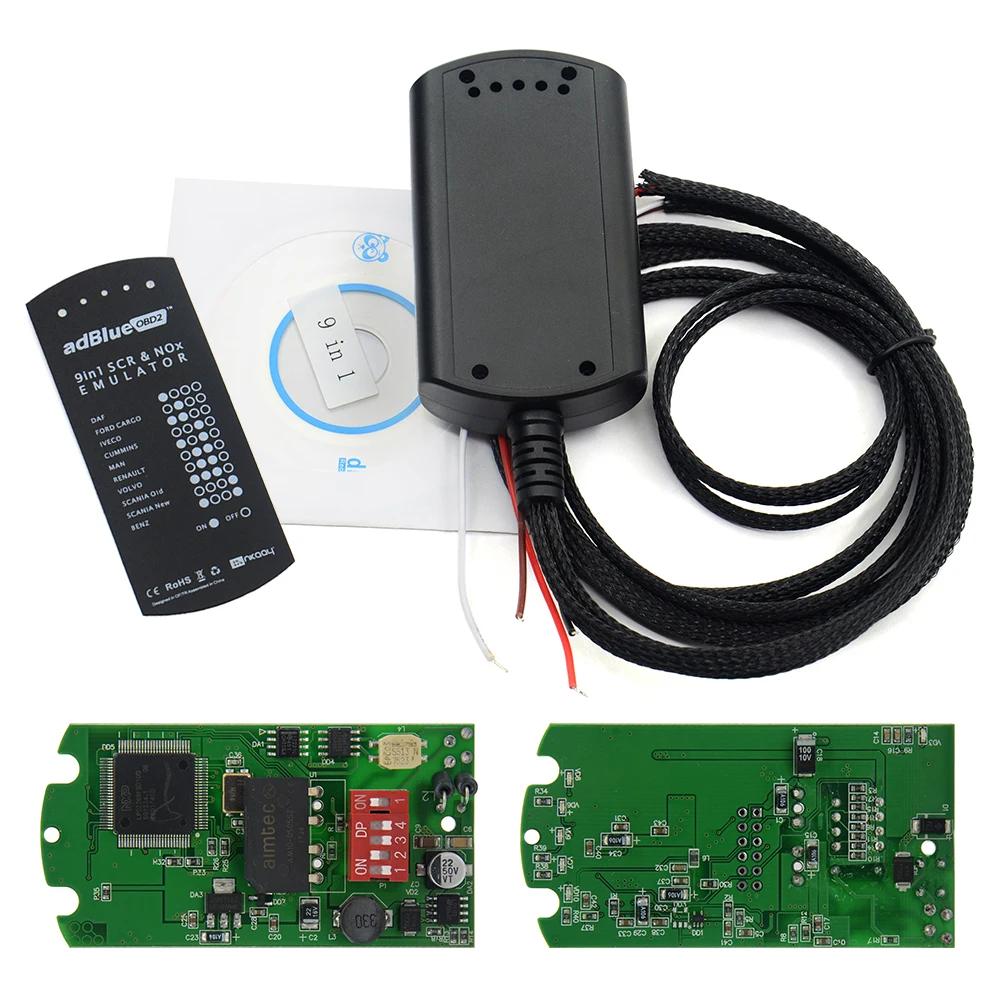 Система эмулятора AdBlue 9 в 1 8 версия SCR & NOX A + полный чип| |