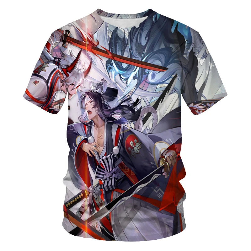 

2020 New Anime Clothes T-shirt Men Women Children Fashion Anime Inuyasha 3D Print T Shirt Short Sleeved Harajuku Tops Cool Tee