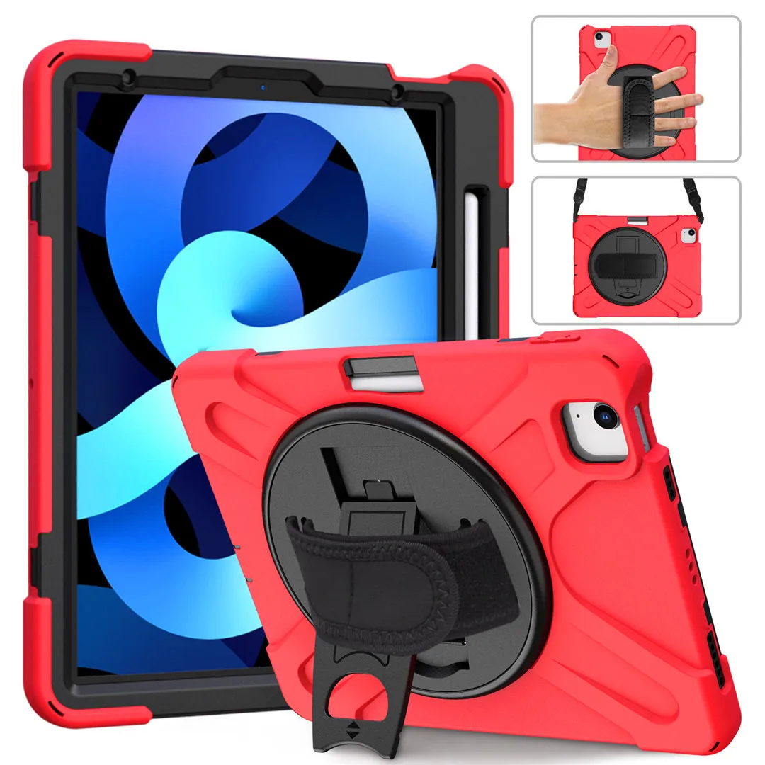 

Case For iPad 10.9'' 10.9 Inch 2020 Heavy Duty Rugged Shockproof Cover Rotate stand Pencil Holder for iPad Pro 11 Air4 2020 Case