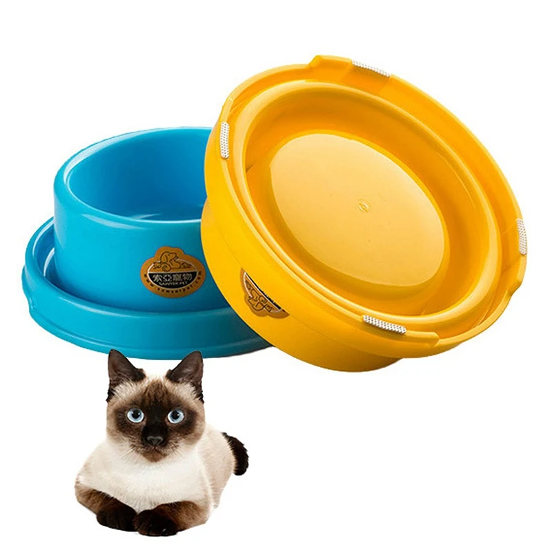 Горячая продажа миски для собак кормушка питомца щенка котенка портативная