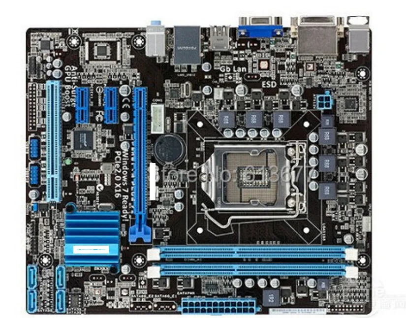 Оригинальная материнская плата для P8H61-M PLUS V2 DDR3 LGA1155 USB2.0 H61 десктопная | Компьютеры