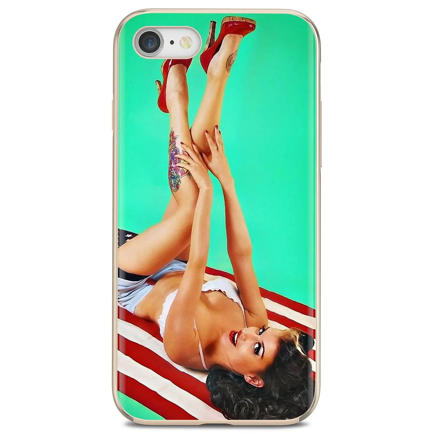 Мягкий чехол с изображением девушки Хизер Валентина звезды для Xiaomi Mi5 Mi5S Mi6 Mi3 Mi4 Mi4i