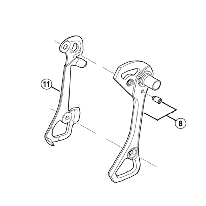 ULTEGRA Задний переключатель плиты/направляющий шкив комплект R8000/R8050/R8070 SS/GS