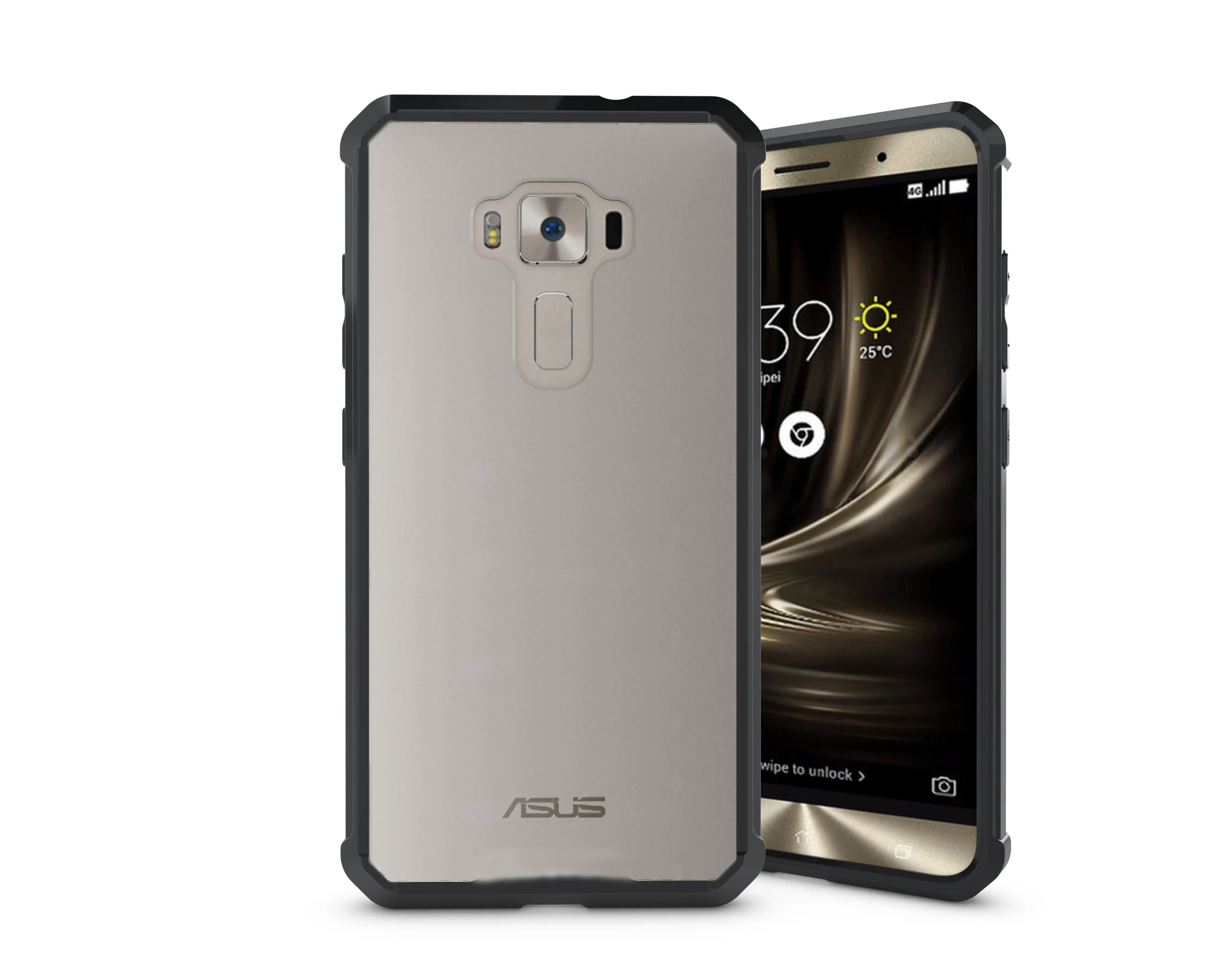 For Asus Zenfone3 552KL 520KL Acrylic + TPU Shockproof Transparent Armor Protective Back Cover Case |