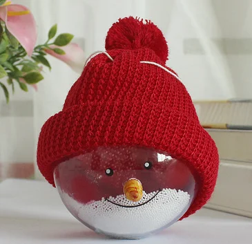 1 шт. новые рождественские украшения на заказ Рождественские огни 8 см полый