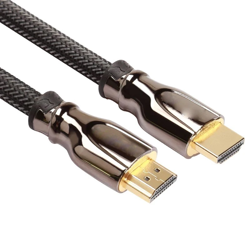Кабель совместимый с HDMI версии 2 0 позолоченной вилкой Ethernet 24K Поддержка 3D 4k 60FPS
