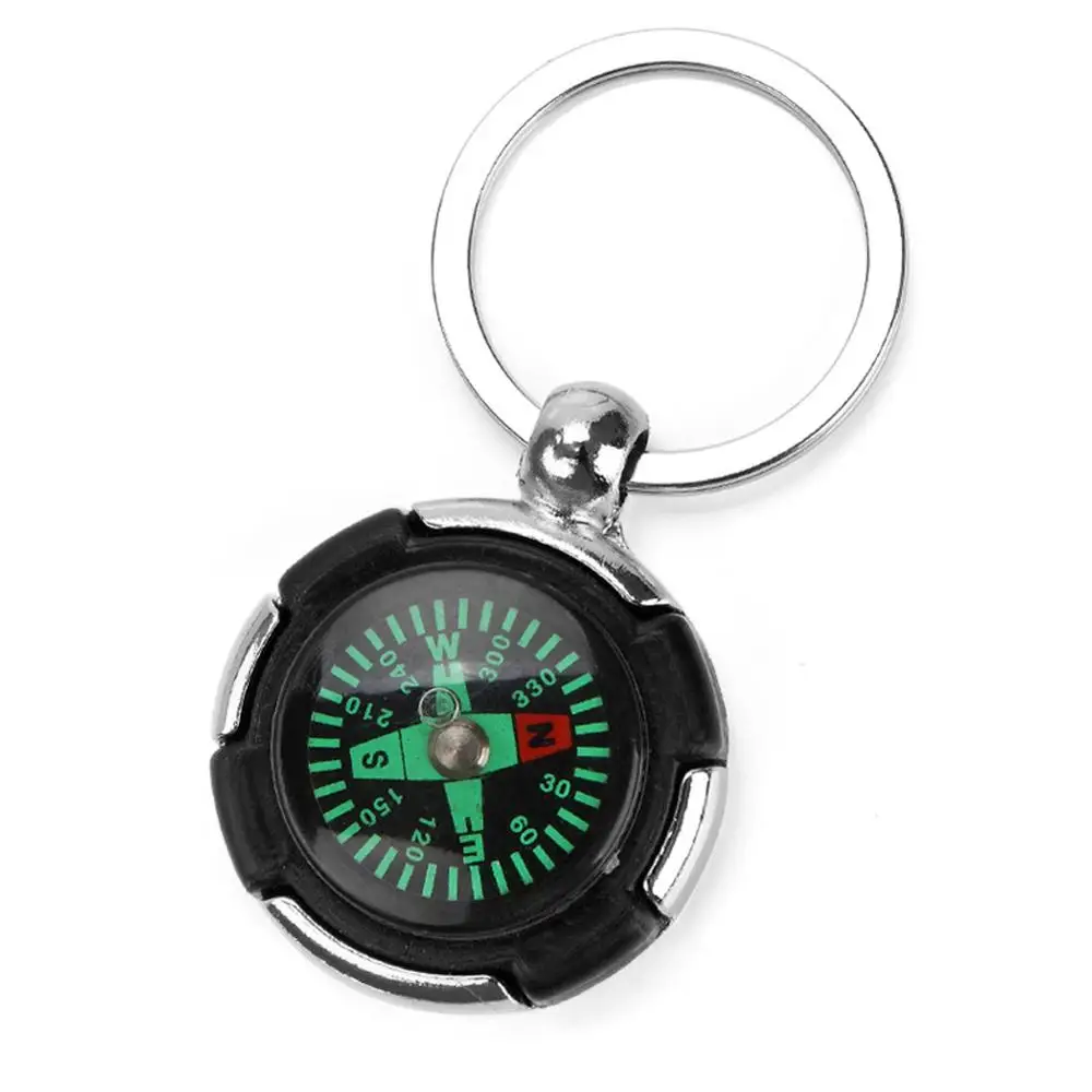 Портативный Мини Компас практичный Guider для наружного кемпинга компас брелок