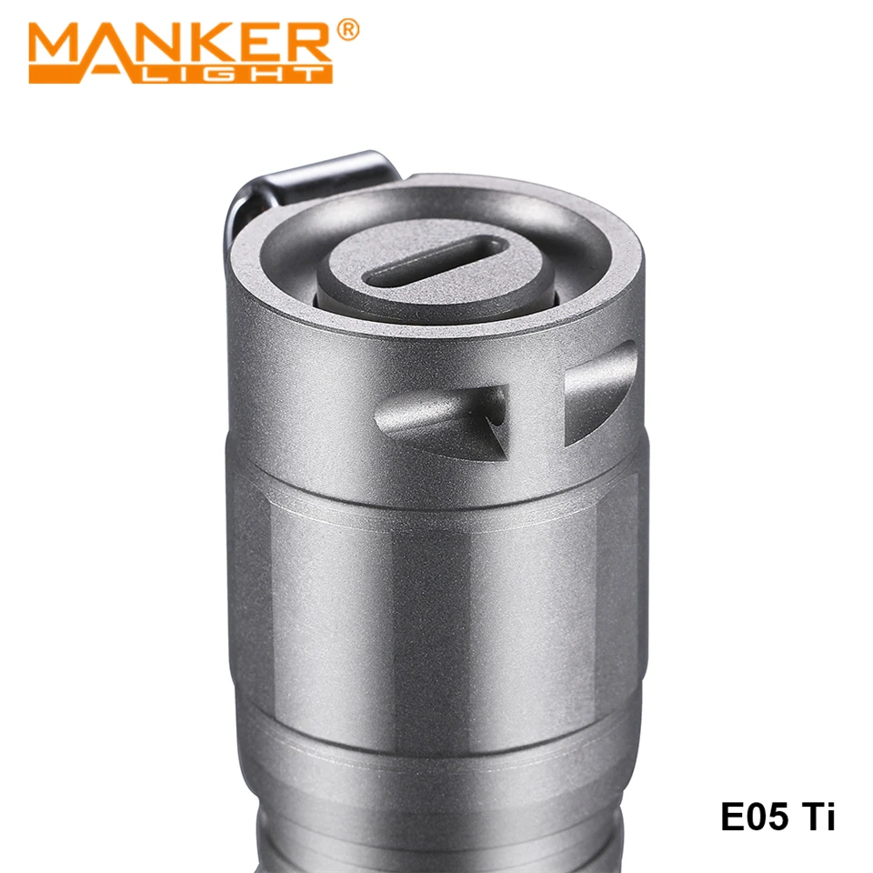 Manker E05 Ti титановый сплав светодиодный EDC туристический светильник для кемпинга AA