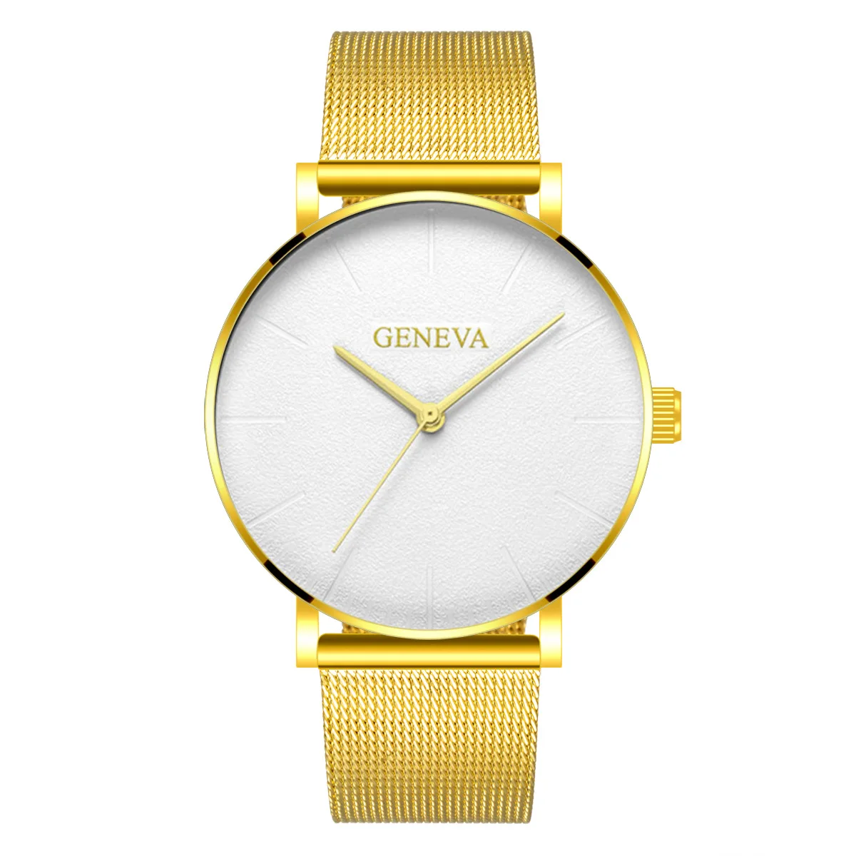 

Fashion Mens Watches Ultra-Thin Waterproof Mesh Band Wrist Watches Business Dress Analog Quartz Casual Watch Man Clock