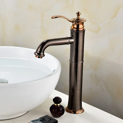 Brass Brown ORB Basin Faucet Single Handle Mixer Tap H/C Water Brushed Bathroom | Обустройство дома