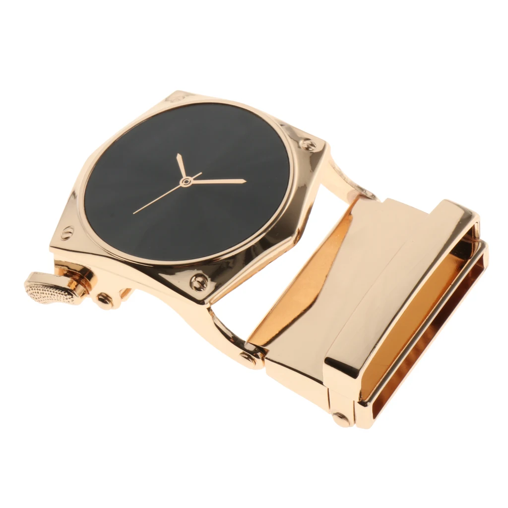 

Classic Ratchet Belt Buckle Only Automatic Slide Buckle Mens for 3.5cm Belts