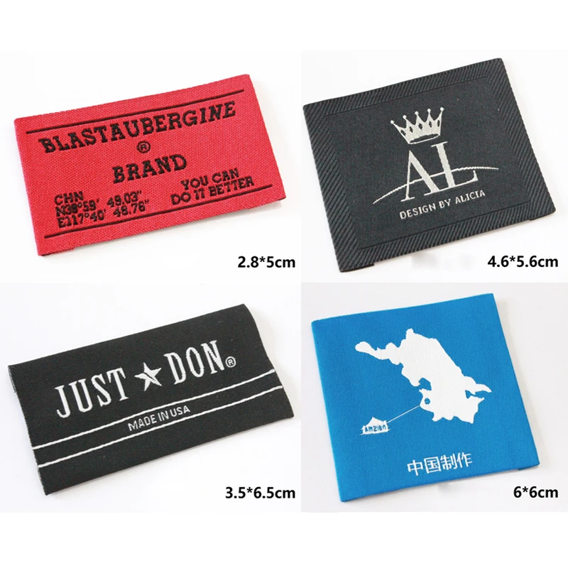 Высококачественная компьютерная вышивка|woven labels|clothing woven labelswoven clothing labels |
