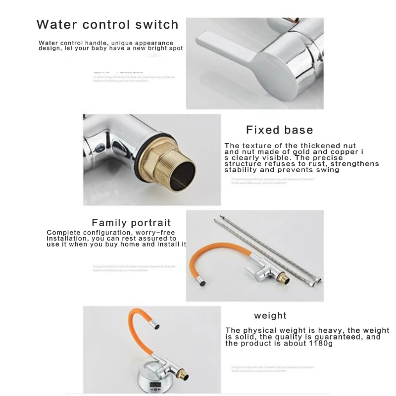 

2021 New All-Copper Kitchen Sink Splash-Proof Universal Ball Single Cold Faucet