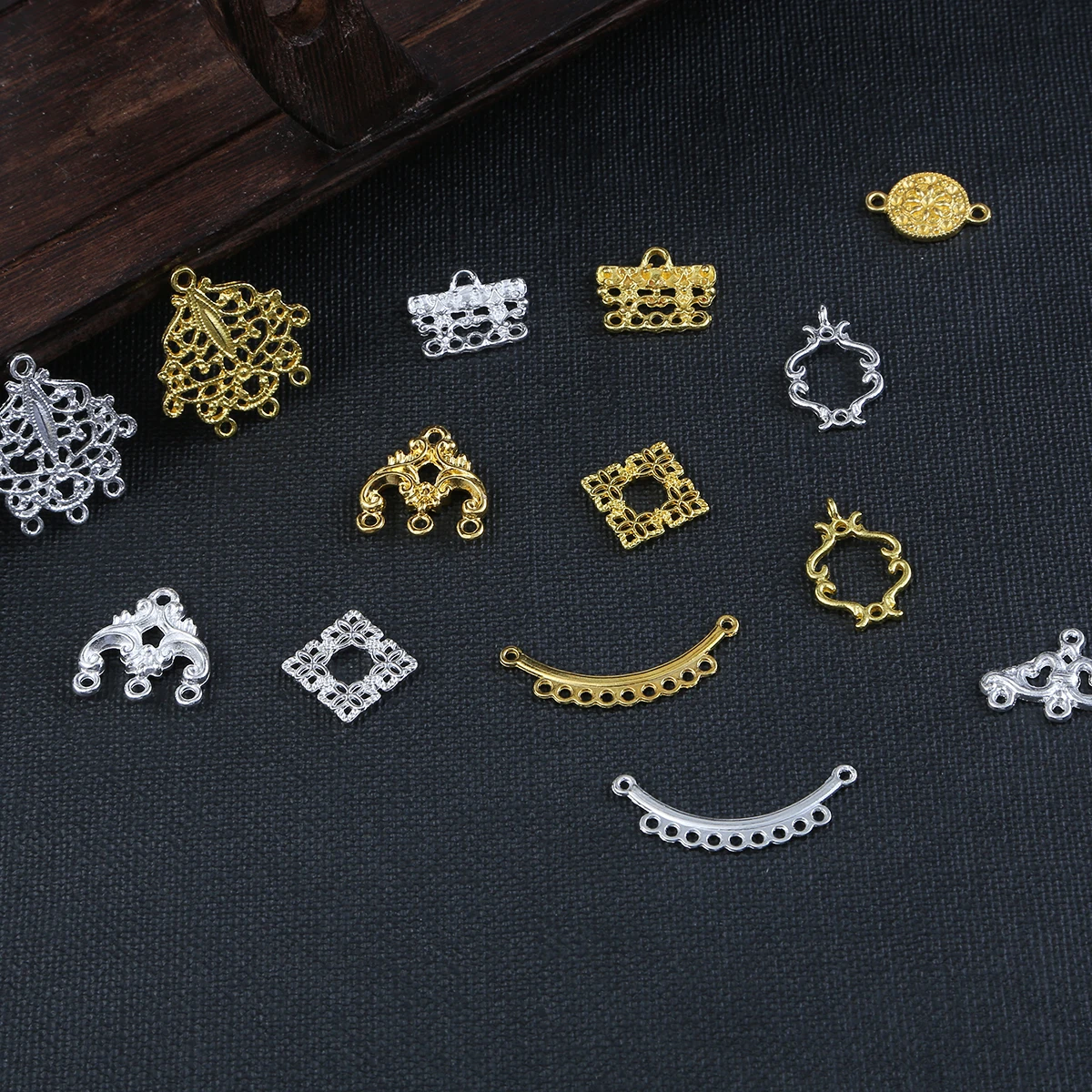 10pcs/lot Charms Gold Silver Color Butterfly Pendant For Jewelry Making | Украшения и аксессуары