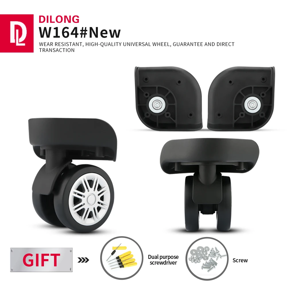 

DILONG OSDY Luggage Wheel Trolley Case Accessories Universal Wheels Travel Case Password Box Roller Replacement Casters