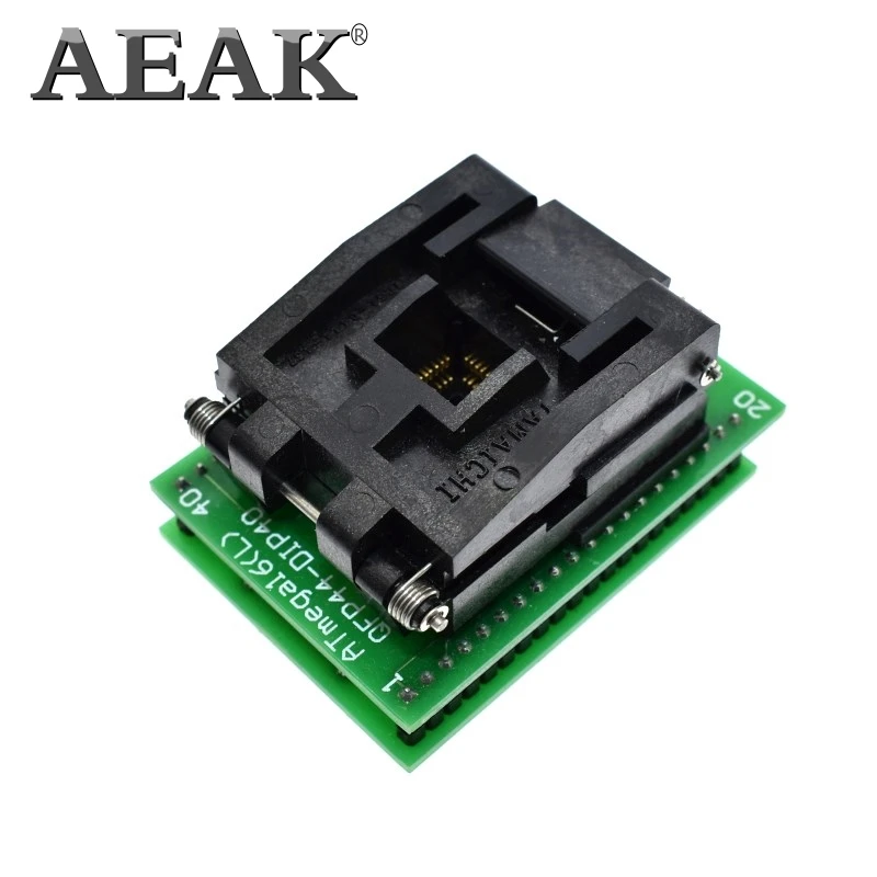 Программатор чипов AEAK TQFP44 высшего качества гнездо адаптера dip40 qfp44