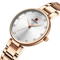 2021 new fashion women quartz watches stainless steel belt wrist watch ladies casual watch classic rose gold clock gift