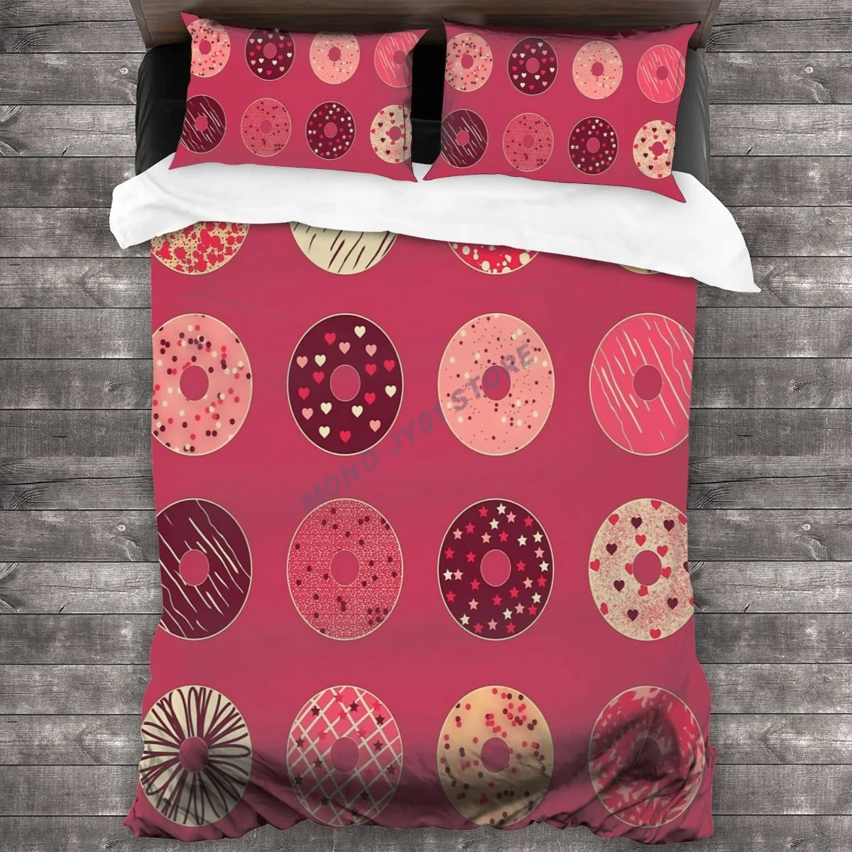 

Aesthetic Donuts Bedding Set Duvet Cover Pillowcases Comforter Bedding Sets Bedclothes