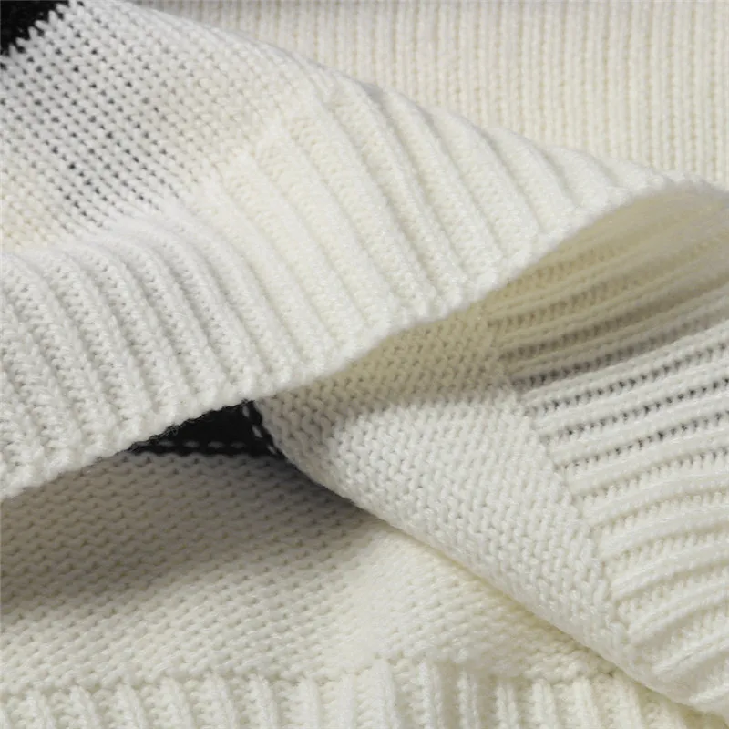 Женский свитер с бахромой пуловер свободный длинными рукавами топы вязаная