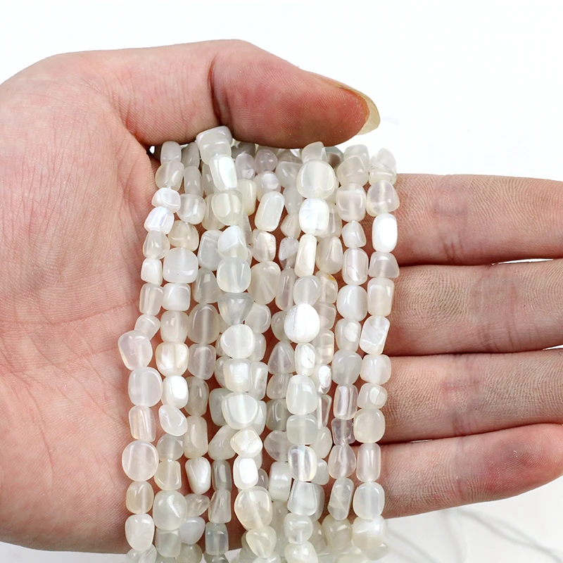 Бусины из натурального камня для изготовления ювелирных изделий 5 х8 мм |