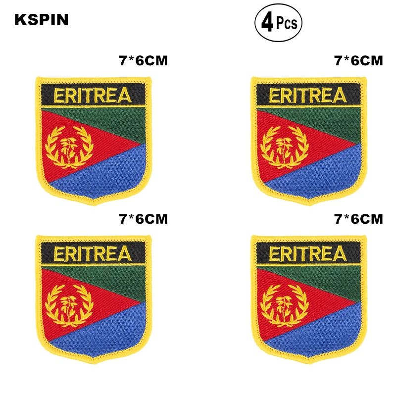 Того Shiled форма флаг нашивки с национальным флагом для одежды DIY украшения PT0051-S |