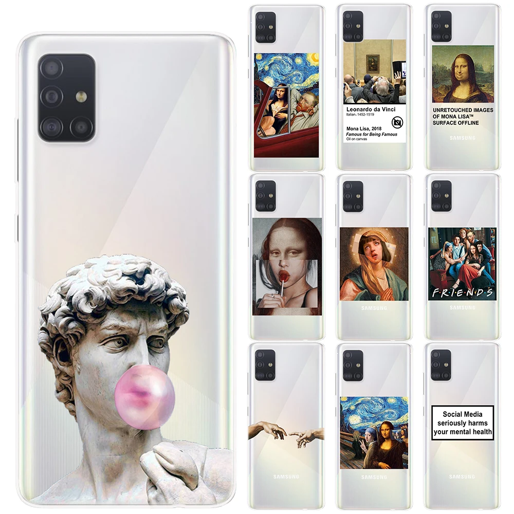 Чехол из мягкого ТПУ для Samsung A51 A71 A01 A81 A91 S20 Ultra Plus Note 10 Pro Lite|Бамперы| |