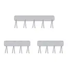 3 шт.компл. защитный чехол для детской кроватки, дышащий защитный чехол для прорезывания зубов T3LA