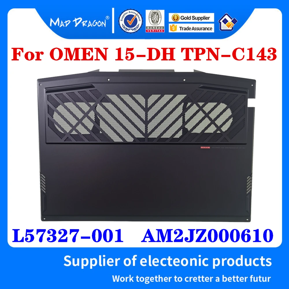 

New Access Panel Door Cover Bottom Cover Base Lid Back Shell For HP OMEN 15-dh 15-dh0000 Laptops TPN-C143 L57327-001 AM2JZ000610
