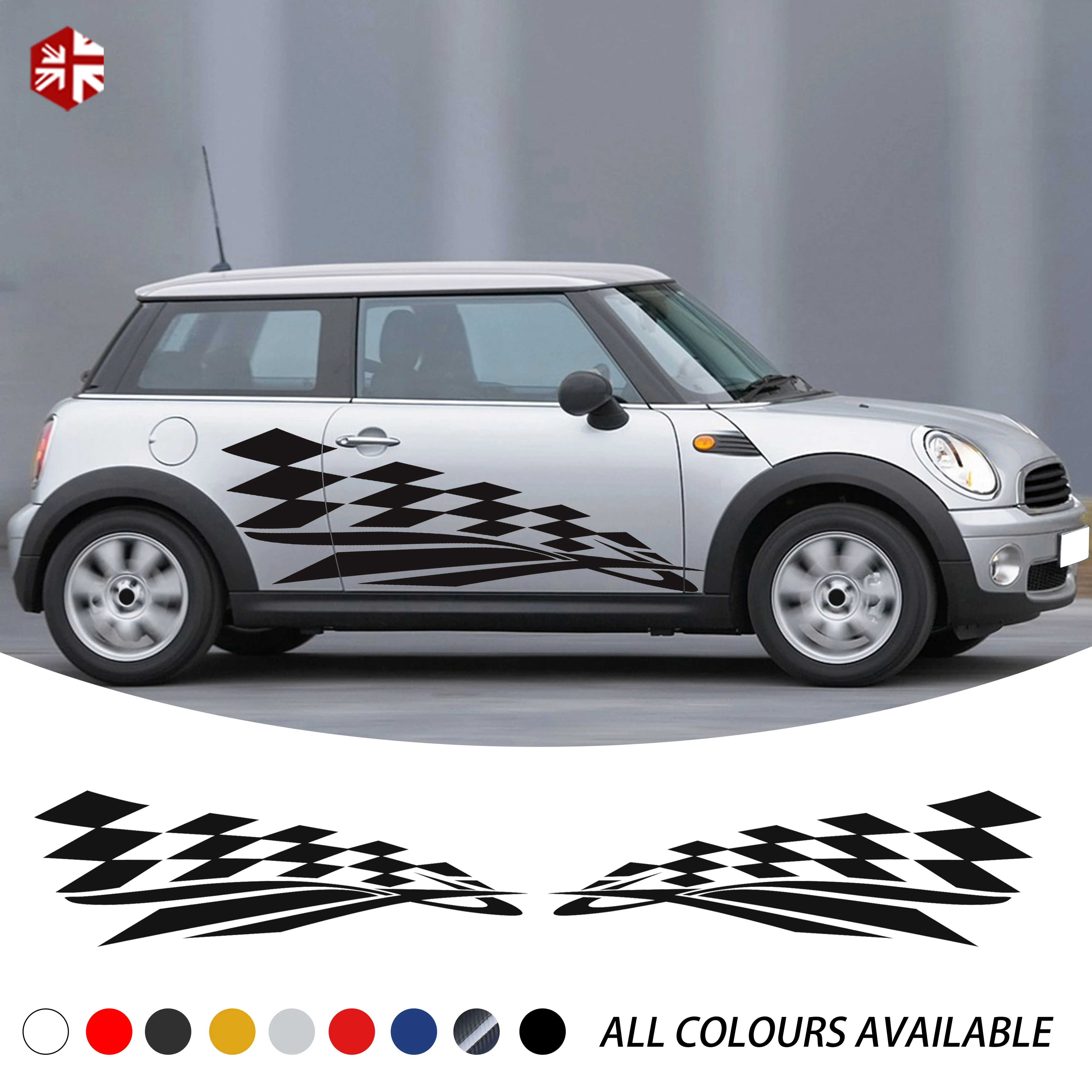 

Виниловая наклейка для MINI Cooper S R50 R52 R53 One JCW, 2 шт.