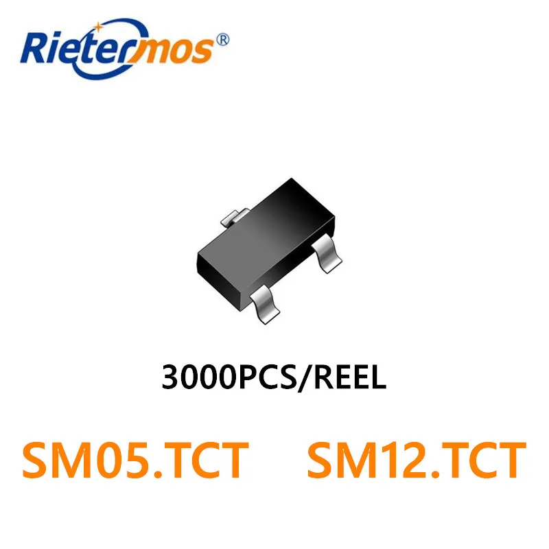 3000 шт. SM05.TCT SM12.TCT SOT23, сделано в Китае (art.: 3a35fac1492) - 3a35fac1492