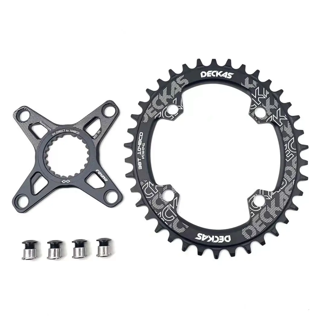 Звездочка Deckas овальная для Shimano адаптер прямого крепления 12 Скоростей M6100 M7100 M8100