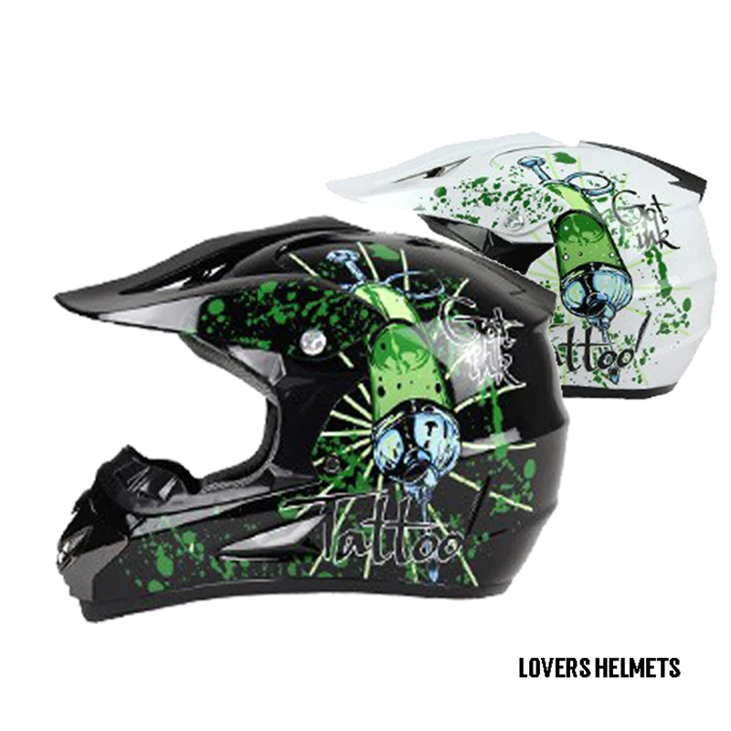 

motocross Lovers couple helmets motocross Off Road ATV Dirt bike Downhill MTB DH racing helmet cross Helmet capacetes Helmets