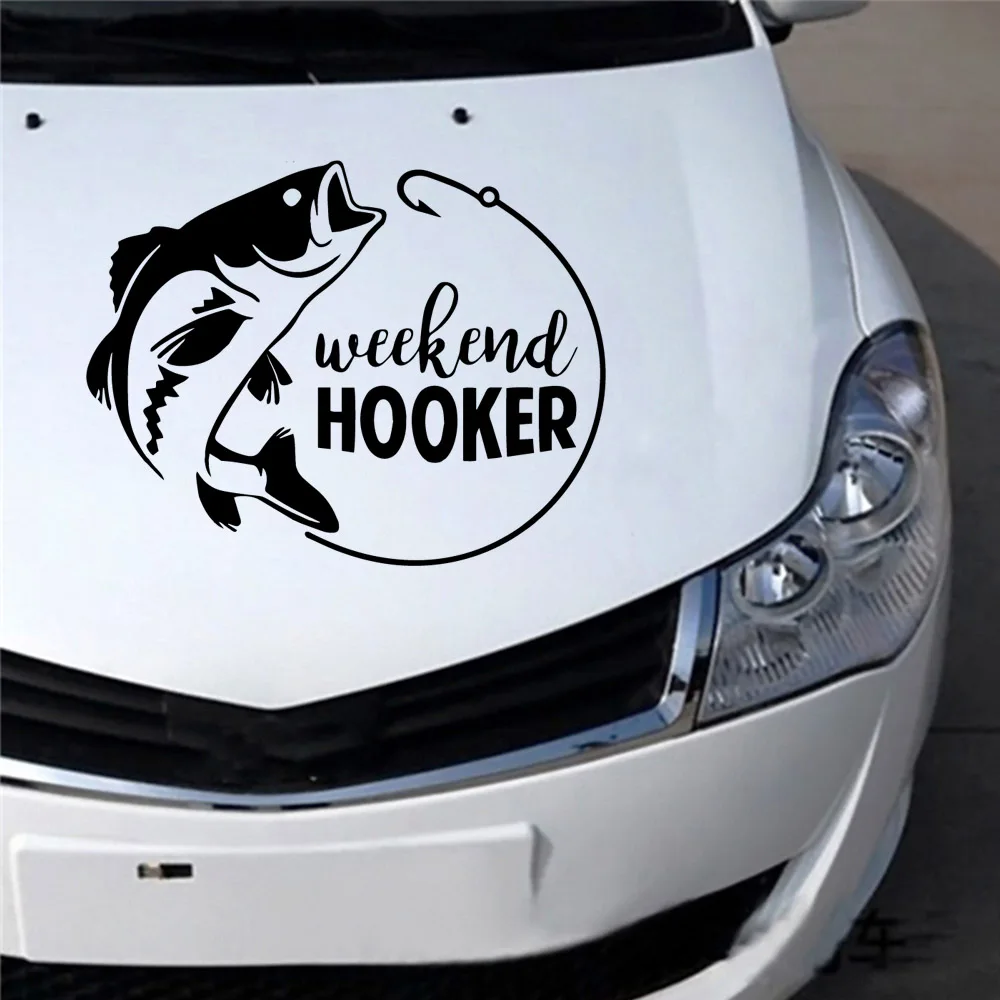 

Fashion Fishing Stickers Car Funny Decal Car Window Decoration Vinyl Stickers Motorcycle Accessories