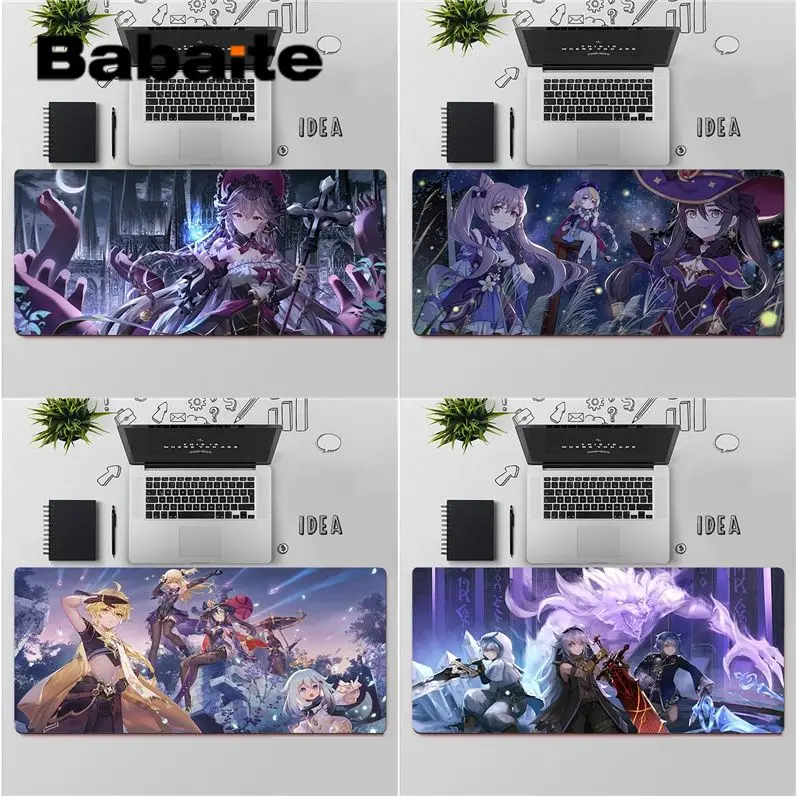

Babaite High Quality Genshin Impact Durable Rubber Mouse Mat Pad Free Shipping Large Mouse Pad Keyboards Mat