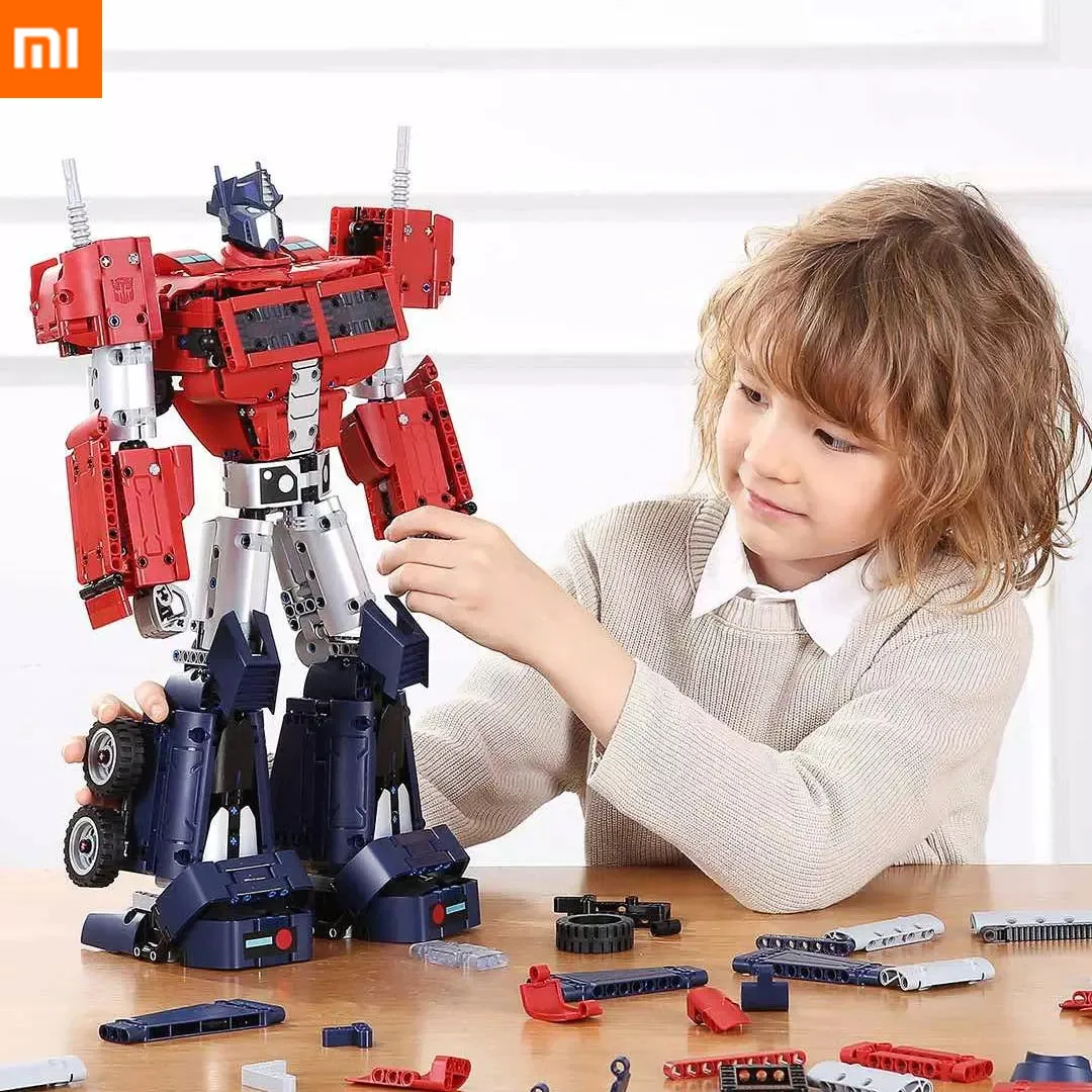 

Xiaomi Building Blocks Transformers Optimus Prime Full Body Joint Movable Autobots Lego Mi Constructor Parts Gift Kids Toy