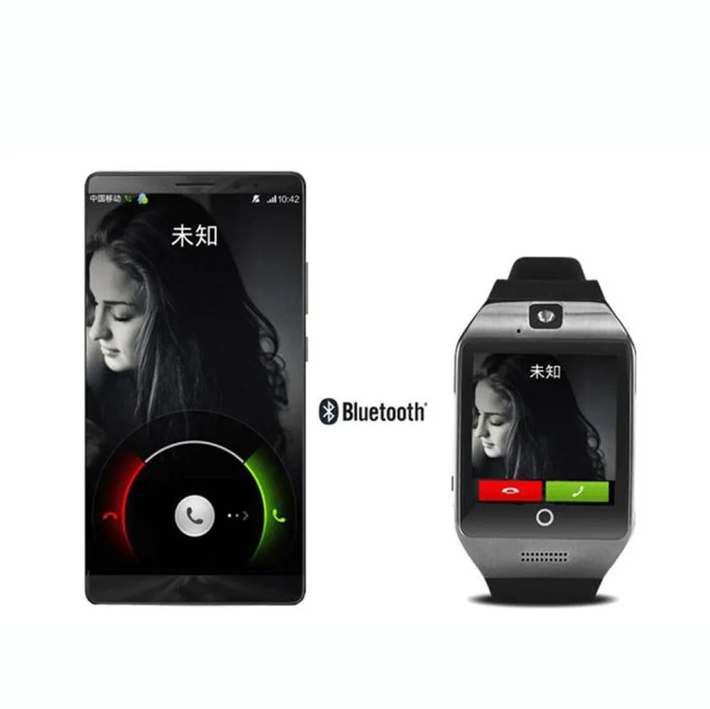 Смарт часы HIPERDEAL 2019 Q18 с поддержкой Bluetooth GSM камерой TF картой наручные для Android
