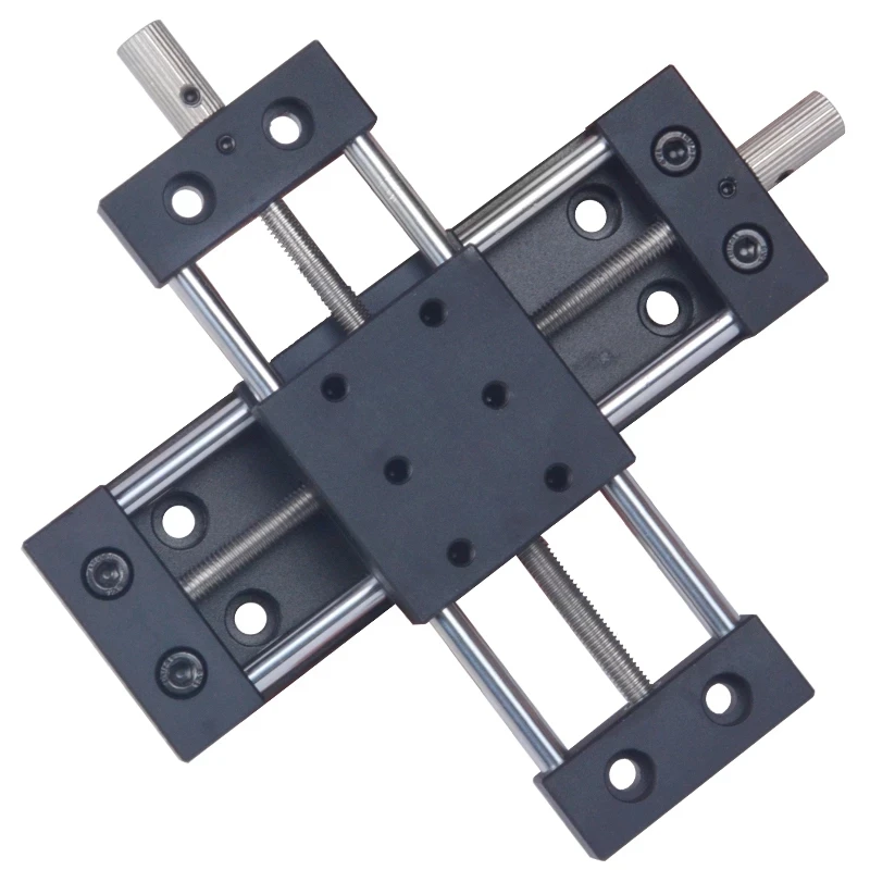 

XY ось ручная Съемная раздвижная платформа для стола 40*40 мм путешествие 50*50 мм/20*20 мм/80*80 мм