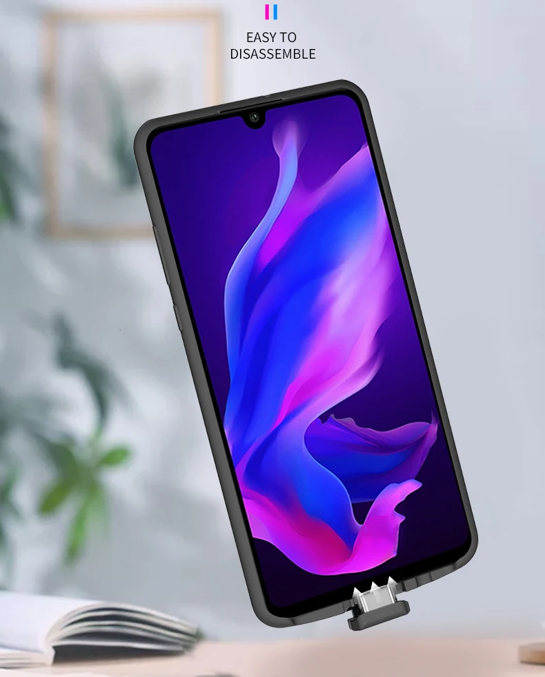 Чехол для аккумулятора Huawei Honor 20 Lite тонкий ударопрочный чехол зарядного