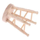 Миниатюрный деревянный стул, модель мебели, игрушки 112, Миниатюрные аксессуары для украшения кукольного домика