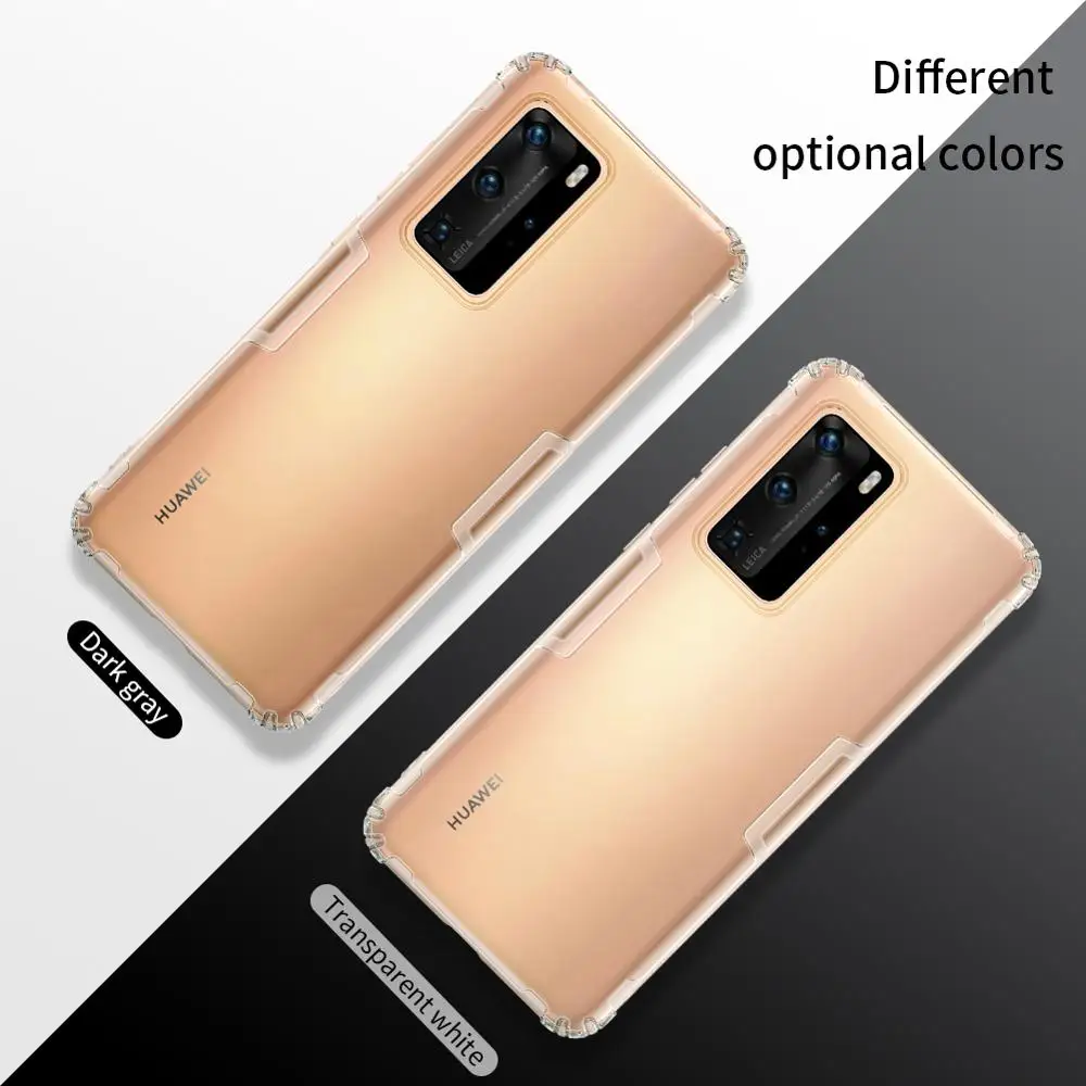 Чехол для Huawei P40 Pro Lite P30 Nillkin 0 6 мм прозрачный мягкий силиконовый чехол из ТПУ Honor 20