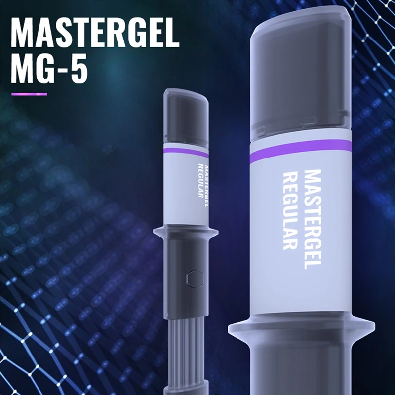 Термопаста MASTER MasterGel Regular 5 для компьютера подходит процессоров ноутбуков