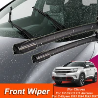 2pcs car wiper blade windscreen wipers for citroen c elysee c5 c4 aircross ds5 ds7 c2 c3 c5 rubber auto wiper external accessory