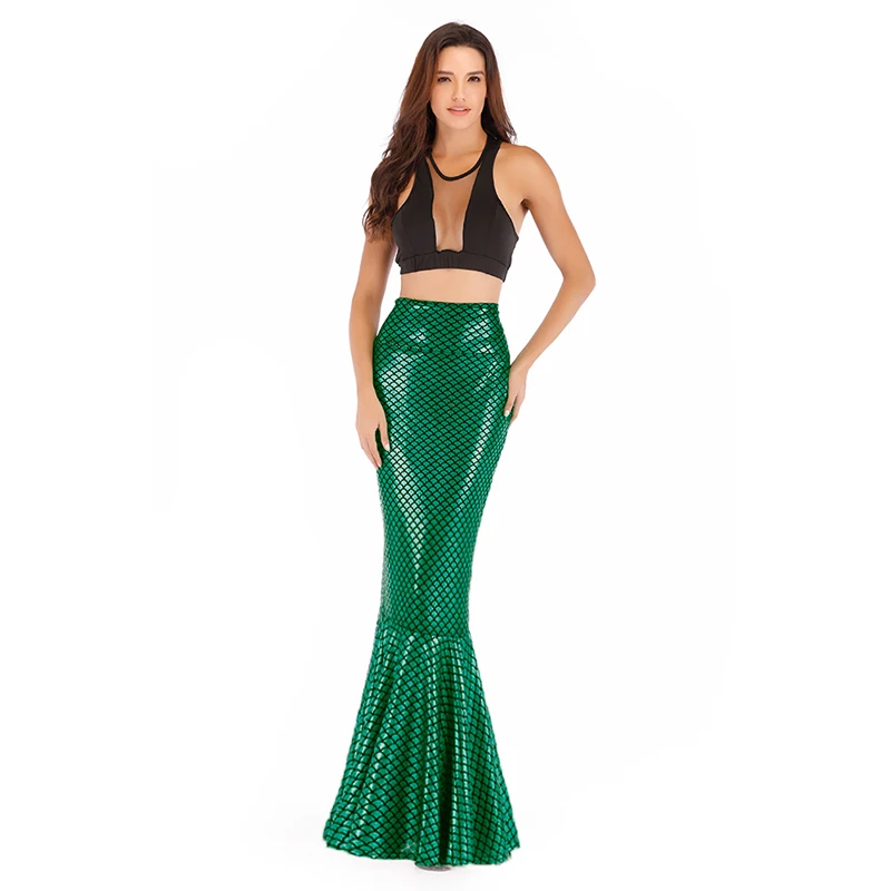 

Женская юбка-годе с завышенной талией, длинная облегающая юбка-годе в винтажном стиле, офисная юбка для весны, 2021