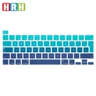 HRH Радужный силиконовый чехол с испанской клавиатурой для MacBook New Pro 16 2019 A2141 M1 Chip A2338A2251A2289 2020 +