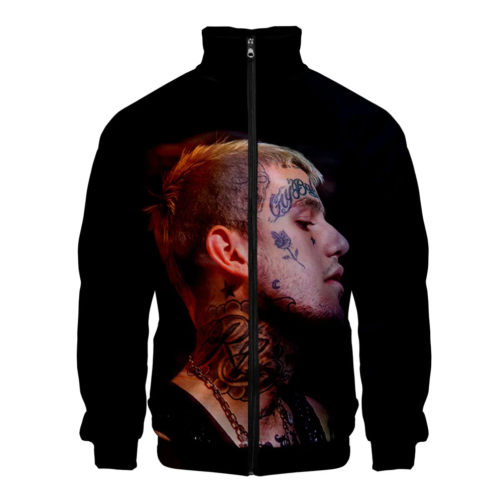 

Cool lil peep 3D Jacket Stand collar zipper Men/Women Jackets raglan 3D Hip Hop jacket 2020 New arrival Unisex Hipster Jacket