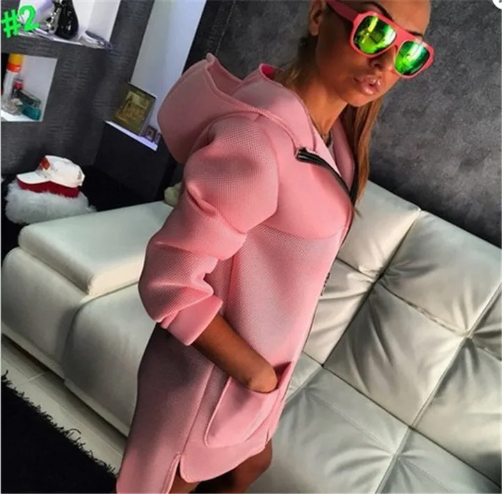 Женское однотонное солнцезащитное пальто с капюшоном TAOVK|Женские куртки| |