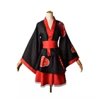 Японское кимоно для взрослых, косплей для детей, платье с принтом в виде облаков Акацуки, Учиха, Саске, гиуги, хинаты, Лолиты, Женский костюм на Хэллоуин