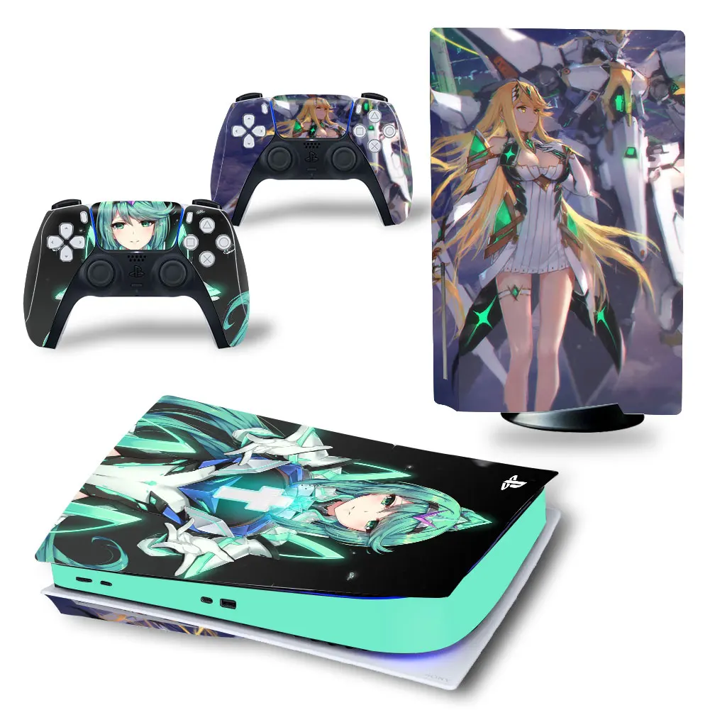 

Наклейка для консоли PlayStation 5 и 2 контроллеров PS5