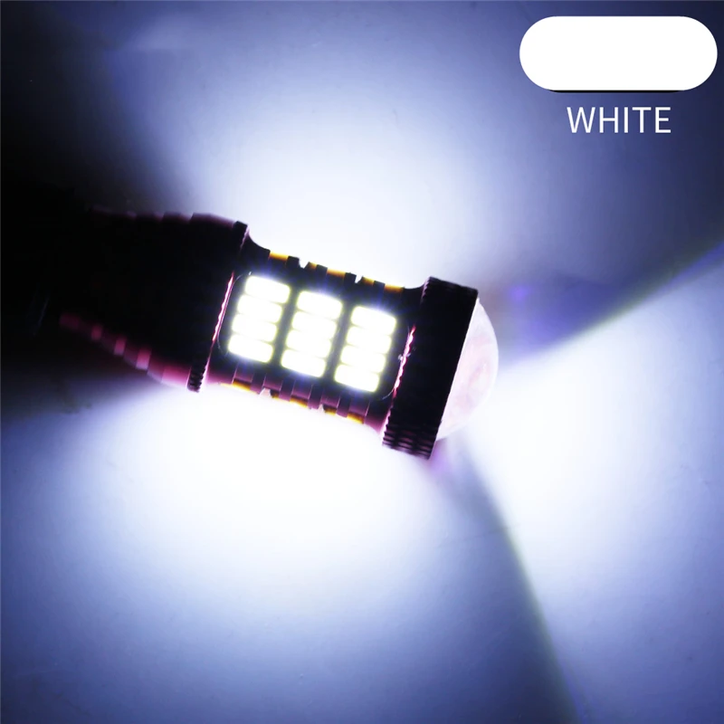 1 шт. T15 супер яркий светодиодный Реверсивный светильник 4014 58smd 7000k дневные ходовые